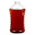 40 oz. (Honey Weight) PET Ribbed Hourglass Bottle with 38/400 Neck (Cap Sold Separately)
