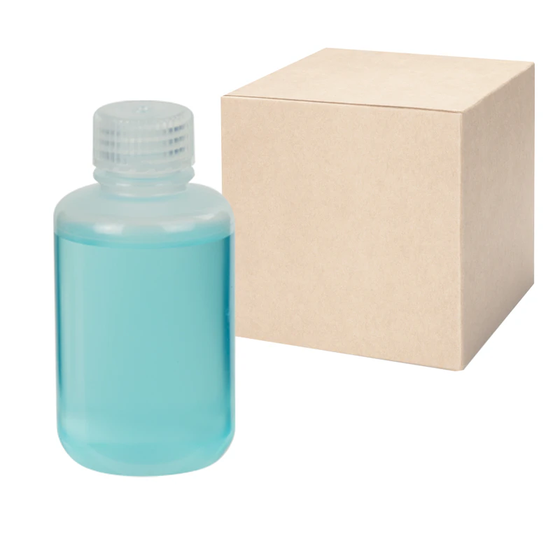 4 oz./125mL Nalgene™ Narrow Mouth Economy Polypropylene Bottles with 24mm Caps - Case of 72