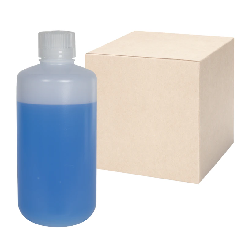 32 oz./1000mL Nalgene™ Narrow Mouth IP2 HDPE Shipping Bottles with 38mm Caps - Case of 24
