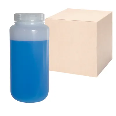 32 oz./1000mL Nalgene™ Lab Quality Wide Mouth HDPE Bottles with 63mm Caps - Case of 24