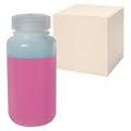 8 oz./250mL Nalgene™ Wide Mouth IP2 HDPE Shipping Bottles with 43mm Caps - Case of 72