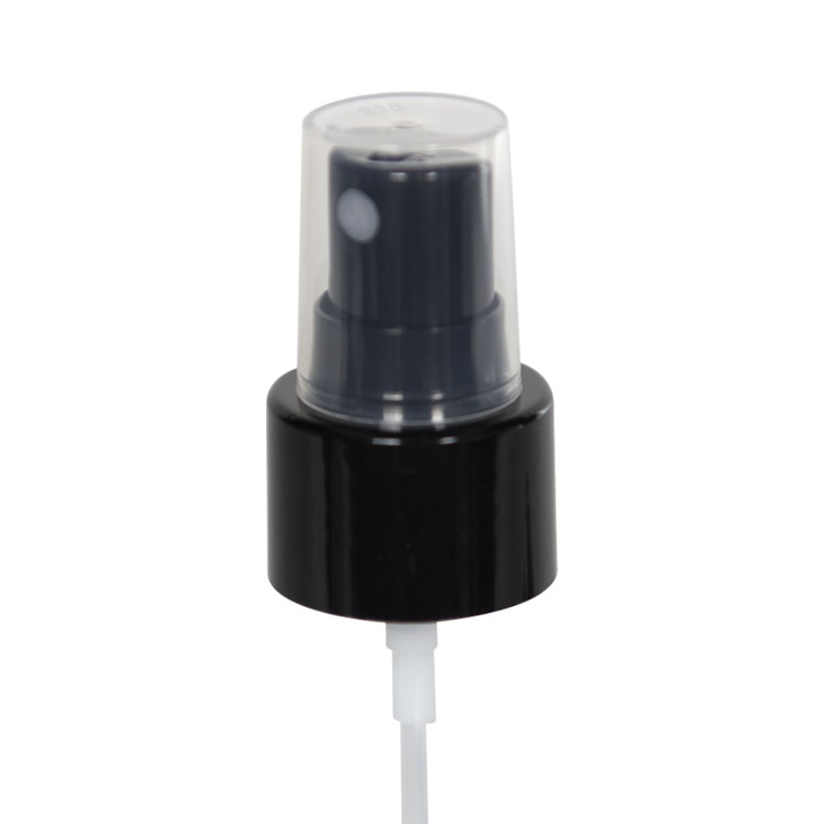 24/410 Black Smooth Finger Sprayer - 6-3/4" Dip Tube & 0.16mL Output