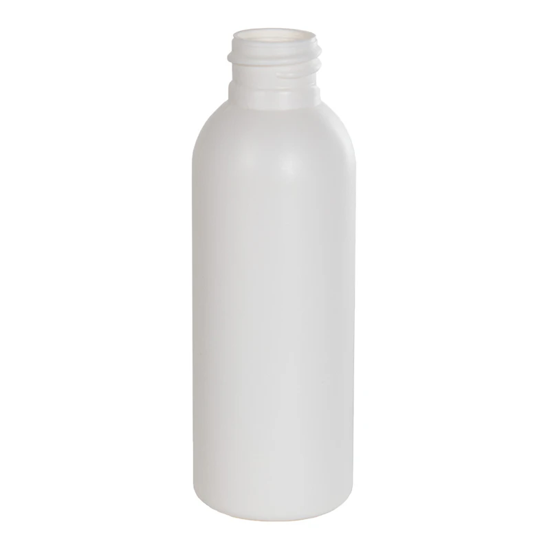 2 oz. White HDPE Cosmo Bottle with 20/410 Neck (Cap Sold Separately)