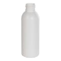 2 oz. White HDPE Cosmo Bottle with 20/410 Neck (Cap Sold Separately)