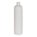 12 oz. White HDPE Cosmo Bottle with 24/410 Neck (Cap Sold Separately)