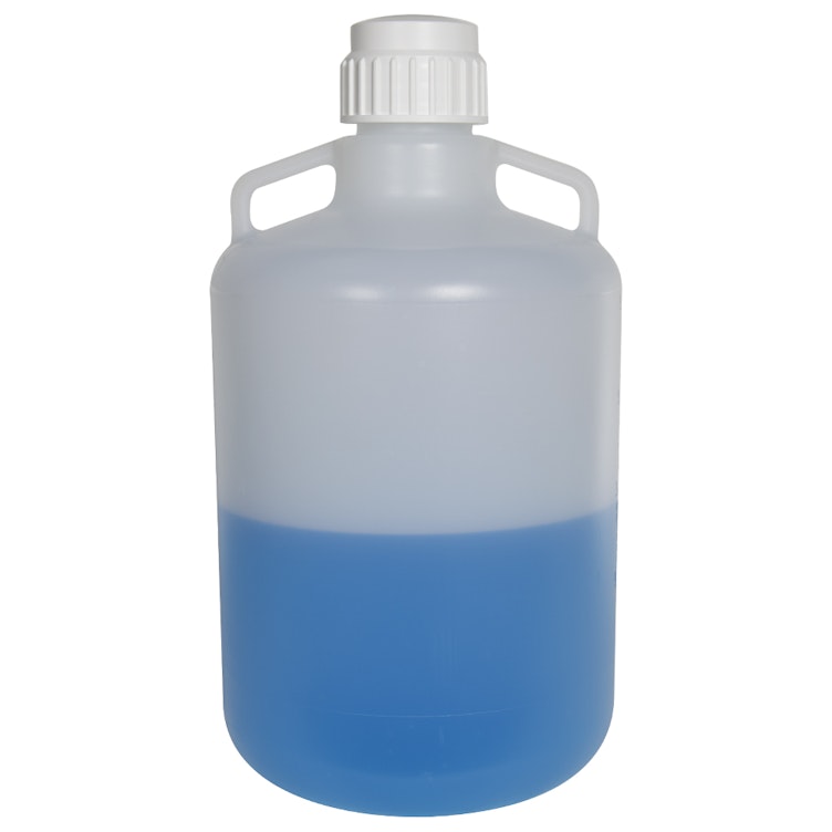 20 Liter Diamond® RealSeal™ Round Heavy-duty Polypropylene Carboy