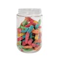 16 oz. Clear PET Round Jar with Label Panel & 63/400 Neck (Caps Sold Separately)