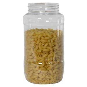 22 oz. Clear PET Round Jar with 63/400 Neck (Caps Sold Separately)