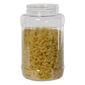 29 oz. Clear PET Round Jar with 70/400 Neck (Caps Sold Separately)