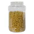29 oz. Clear PET Round Jar with Label Panel & 70/400 Neck (Caps Sold Separately)