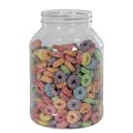 32 oz. Clear PET Round Jar with Label Panel & 70/400 Neck (Caps Sold Separately)