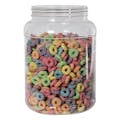 89 oz. Clear PET Round Jar with Label Panel & 110/400 Neck (Caps Sold Separately)