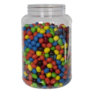 107 oz. Clear PET Round Jar with 110/400 Neck (Caps Sold Separately)