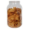 135 oz. Clear PET Round Jar with Label Panel & 110/400 Neck (Caps Sold Separately)