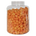 256 oz. Clear PET Round Jar with Label Panel & 120/400 Neck (Cap sold Separately)