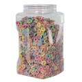 128 oz. (1 Gallon) Clear PET Pinch Grip-It Square Jars with 120mm Neck (Cap Sold Separately)