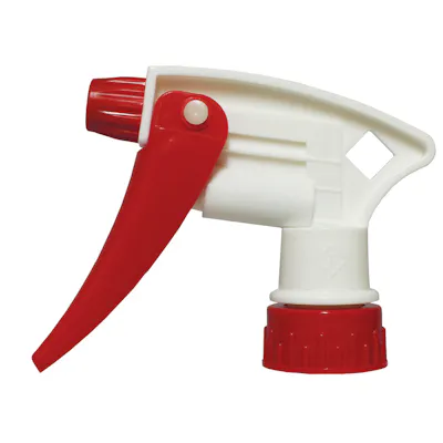28/400 White & Red Model 220™ Trigger Sprayer with 8" Dip Tube