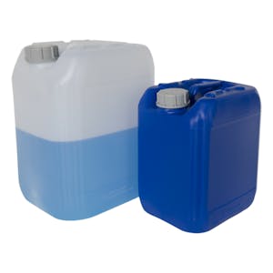 Container, 5-gallon (20 L) Polyethylene with Lids - Manning Environmental
