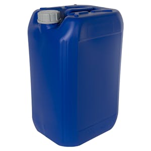 20 Liter/5.28 Gallon Natural HDPE Jerrican with 61mm Tamper