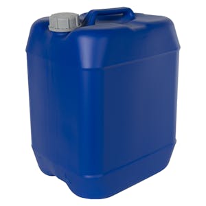 30 Liter/7.93 Gallon Blue HDPE Jerrican with 61mm Tamper-Evident Cap