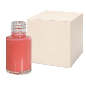 1/2 oz. Clear Stubby Cylinder Glass Bottle with 13/415 Neck - Case of 540 (Cap Sold Separately)