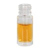 1/6 oz. Clear Glass Roll-On Bottle with 17mm Neck (Accessories Sold Separately)
