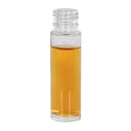 1/3 oz. Clear Glass Roll-On Bottle with 17mm Neck (Accessories Sold Separately)