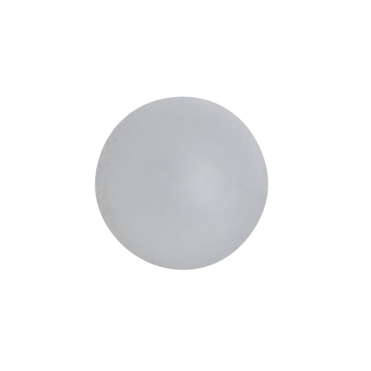 Frosted Polypropylene Ball for 17mm Glass Roll-On Bottle