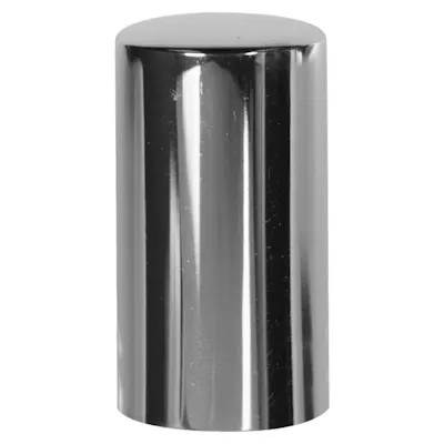15mm Silver Metallic Polypropylene Overcap for Perfume Bottle - Insert Included