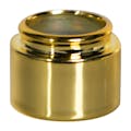 15mm Gold Metallic Polypropylene Straight Collar for Perfume Bottle