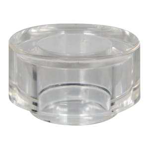 15mm Clear Acrylic Orbit Surlyn Cap for Perfume Bottle