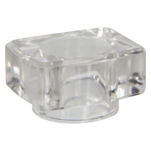 15mm Clear Acrylic Rectangle Surlyn Cap for Perfume Bottle