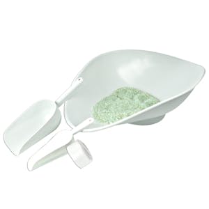 16 oz. (2 Cups) White HDPE Scoop