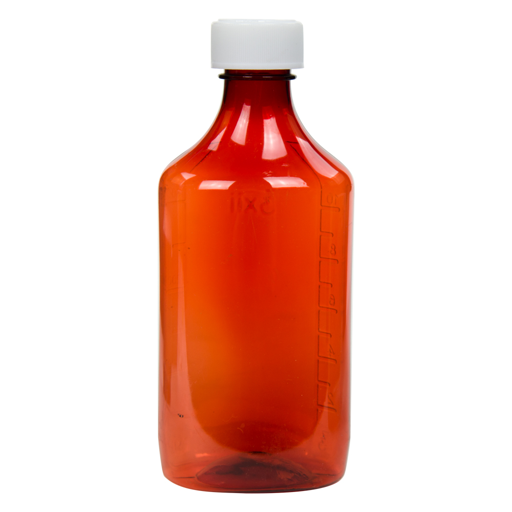 EISCO 12-Pack 60mL Amber Reagent Bottles - Wide Mouth HDPE With Caps For Lab Storage