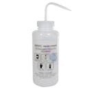 1000mL (32 oz.) Scienceware® Ethanol Safety-Vented & Labeled Wide Mouth Wash Bottle with Natural Dispensing Nozzle