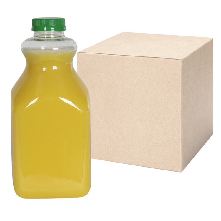 Polycarbonate Juice Carafe Container with Lid - 1 Liter