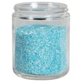 8 oz. Clear Glass Straight-Sided Round Jar with 70/400 Neck - Case of 12 (Cap Sold Separately)