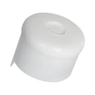 55mm U-5 Universal White Water Jug Cap with Polyethylene Foam Liner