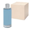1 oz. Clear Tall Cylinder Glass Bottle with 18/415 Neck - Case of 88 (Cap Sold Separately)