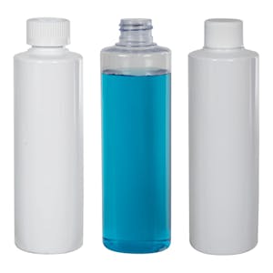 PVC Cylindrical Bottles & Caps