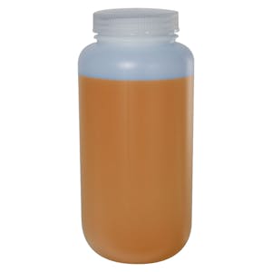 1000mL HDPE Wide Mouth Bottle with 63/415 Polypropylene Cap