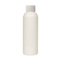 2 oz. White PET Cosmo Round Bottle with 20/410 White Ribbed Cap with F217 Liner