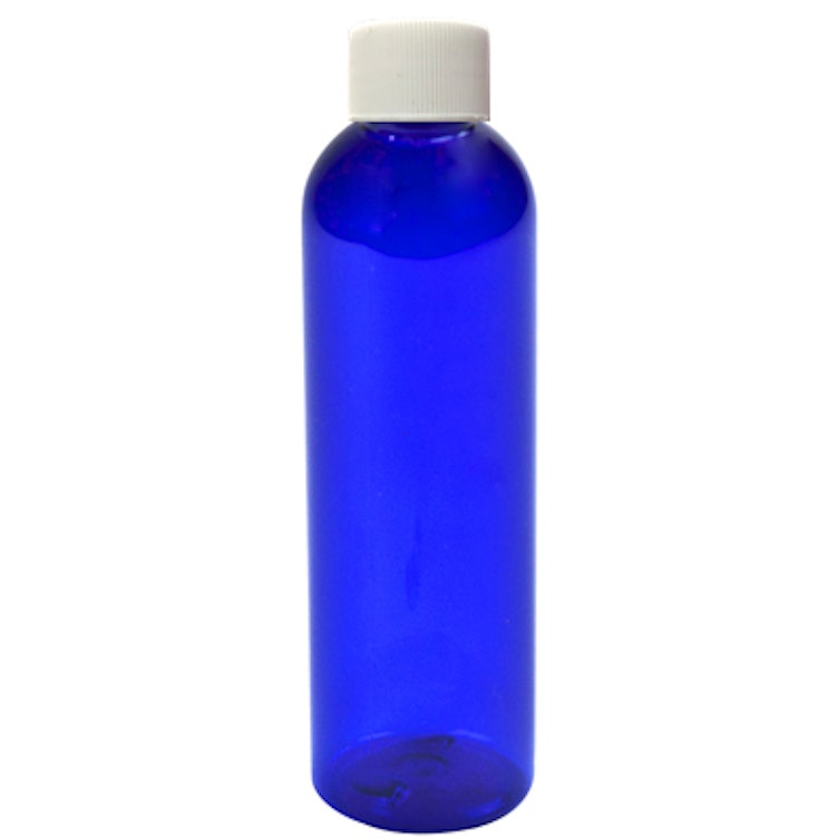 Water Bottle - Light Blue, White Cap