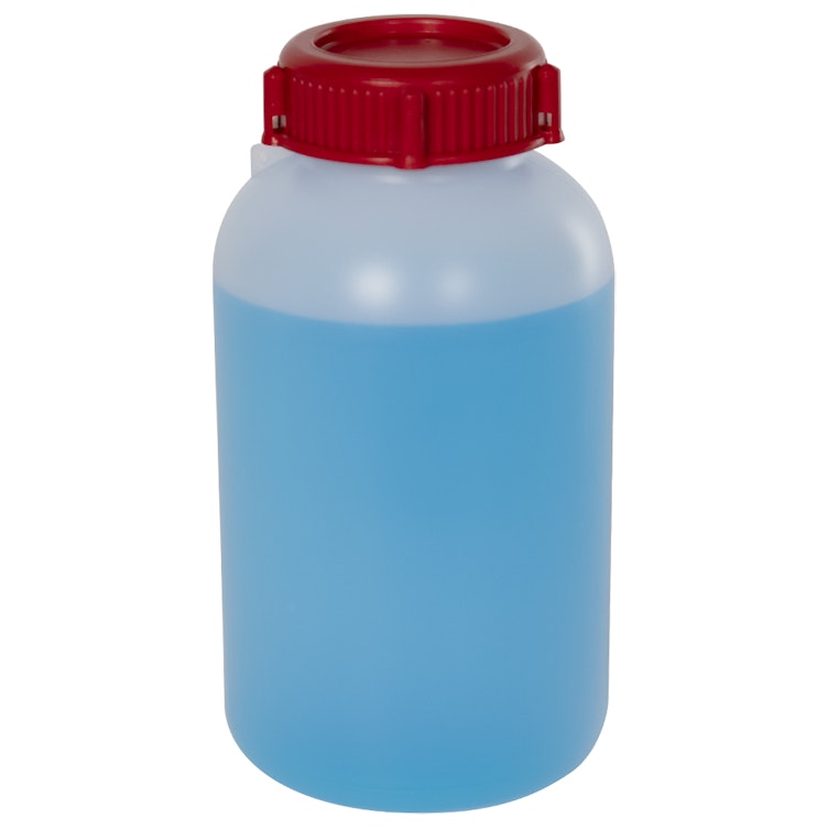 500mL HDPE Sealable Wide Neck Bottle with Cap