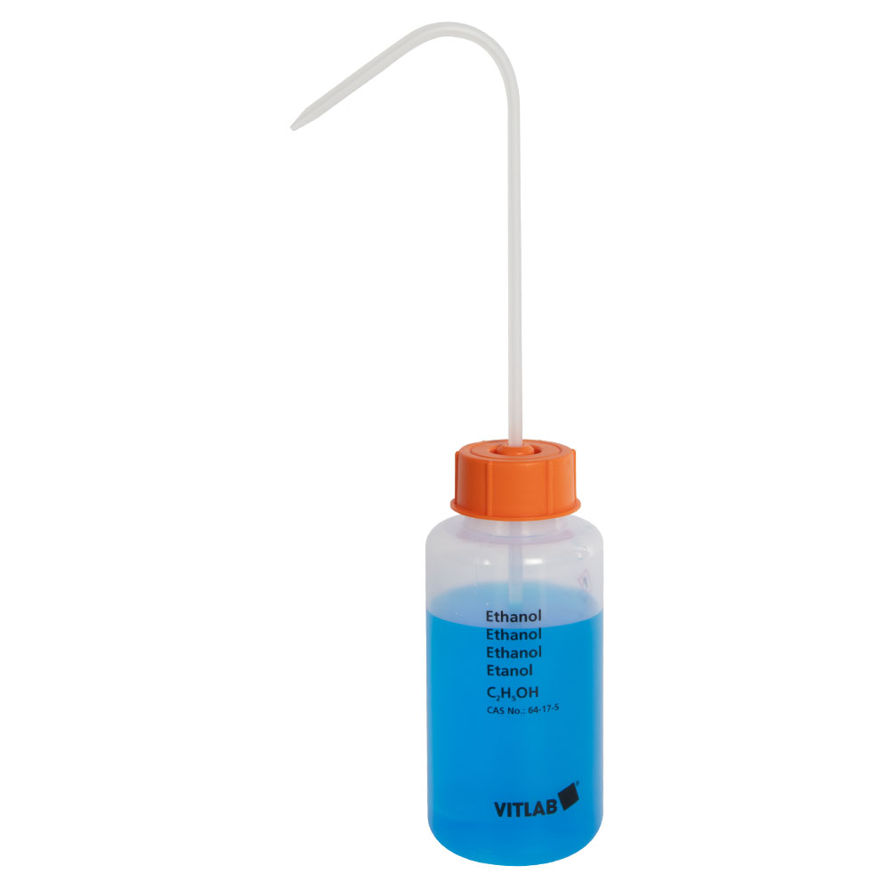 500mL VITsafe™ Xylene Labeled Safety Wash Bottle | U.S. Plastic Corp.