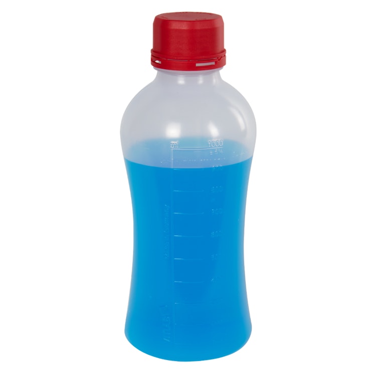 1000mL Polypropylene VITgrip™ Lab Bottle with Tamper Evident Cap
