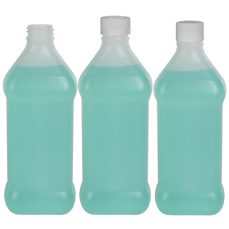 Oval Rubbing Alcohol Bottles