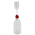 500mL Kartell® Natural LDPE Adjustable Dispenser Bottle (5mL to 50mL measuring cup)