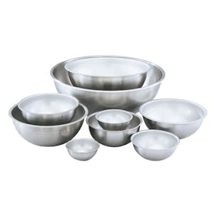 1-1/2 Qt. Stainless Steel Mixing Bowl - 7-3/4" OD x 3" Deep