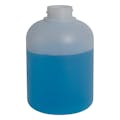 8 oz. Natural HDPE Celebrity Boston Round Bottle with 28/400 Neck (Cap Sold Separately)